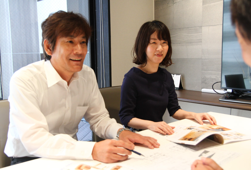 営業マンではなく設計士がきちんと間取りのご提案をします