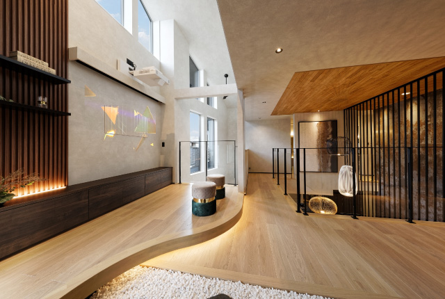 性能が見えるプロジェクションマッピング