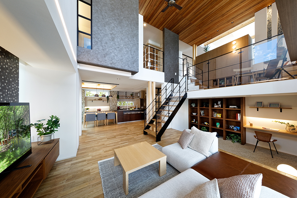 小林住宅のリビング