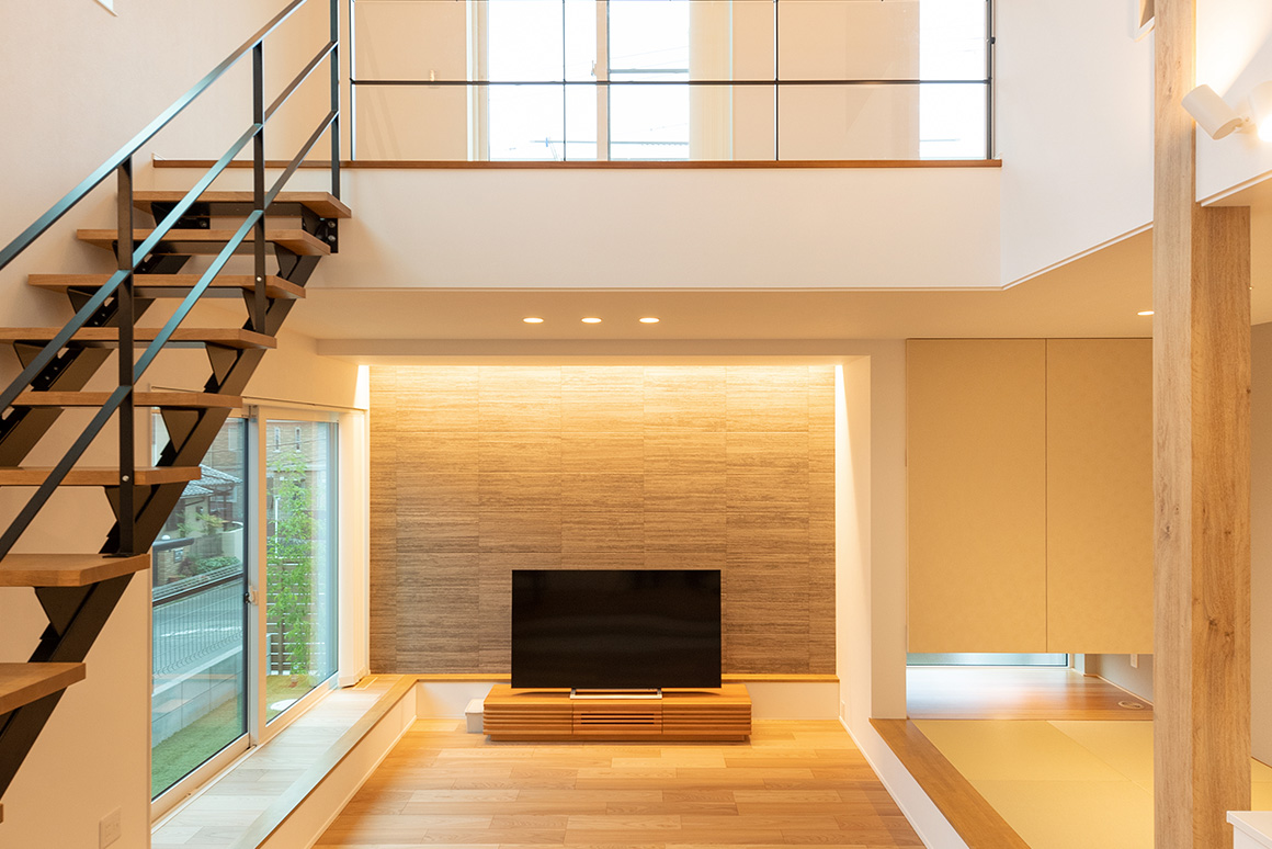 リビング・和室・畳スペース・リビング階段