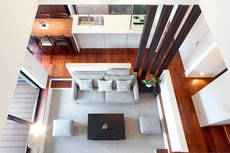 吹抜け・リビング