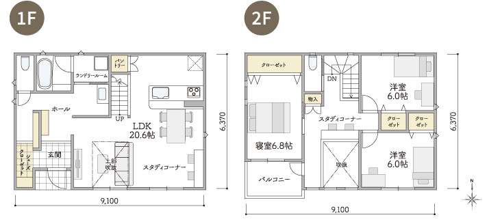 32坪プラン（3LDK）2,450万円～